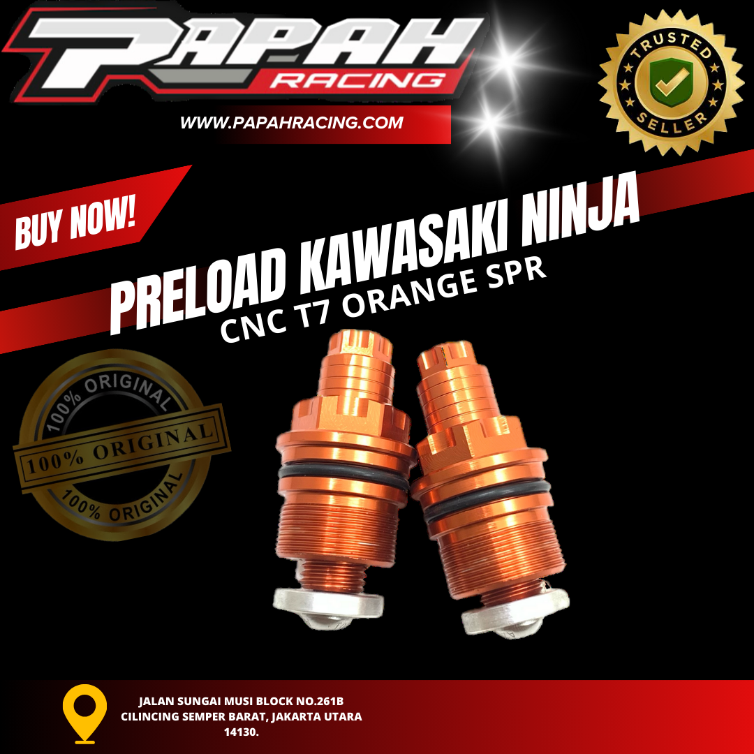 PRELOAD KAWASAKI NINJA T7 ORANGE SPR